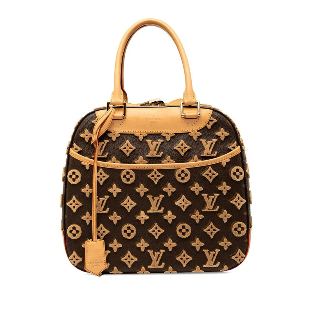 Louis Vuitton Monogram Tuftage Deauville Cube Handbag Leather